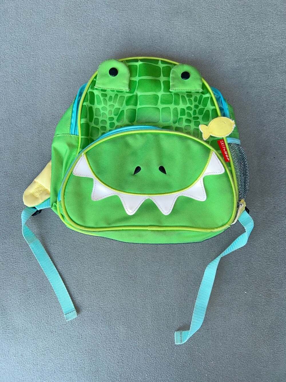 Skip Hop Zoo Little Kid Toddler Backpack Crocodile Green